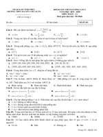 de kscl toan 11 lan 2 nam 2019 2020 truong nguyen viet xuan vinh phuc 