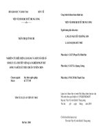 Tóm tắt luận án Tiến sĩ Y học: Nghiên cứu biểu hiện lâm sàng và một số chỉ số sinh lý của thuyền viên qua nghiệm pháp thử sóng và đề xuất tiêu chuẩn tuyển chọn