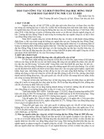 Đào tạo công tác xã hội ở trường Đại học Đồng Tháp ngành đào tạo đáp ứng nhu cầu xã hội