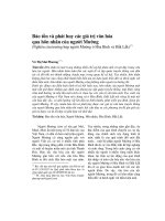 Bảo tồn và phát huy các giá trị văn hóa qua hôn nhân của người Mường