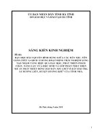 Skkn dạy học bài 5 quyền bình đẳng giữa các dân tộc, tôn giáo (tiết 1) gdcd 12 bằng hoạt động trải nghiệm sáng tạo nhằm tăng hiệu quả dạy học, phát triển phẩm chất, năng lực của học sinh và góp phần thực hiện  