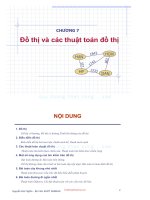 Bài giảng Cấu trúc dữ liệu và thuật toán: Chương 7 - Nguyễn Đức Nghĩa