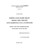 Không gian nghệ thuật trong tiểu thuyết anna karênina của l n tônxtôi (2017) 