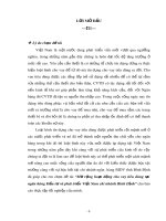 Báo cáo thực tập tốt nghiệp: Mở rộng hoạt động cho vay tiêu dùng tại Ngân hàng Đầu tư và Phát triển Việt Nam chi nhánh Bình Định