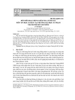 Đổi mới hoạt động kiểm tra, đánh giá môn Tin học cơ bản tại trường Đại học Sư phạm thành phố Hồ Chí Minh