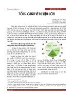 Tổng quan về dữ liệu lớn