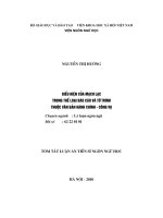 Tóm tắt luận án Tiến sĩ Ngôn ngữ học: Biểu hiện của mạch lạc trong thể loại báo cáo và tờ trình thuộc văn bản hành chính - công vụ