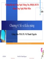 Bài giảng Đặc tả hình thức: Chương 4 - PGS.TS. Vũ Thanh Nguyên