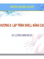 Bài giảng Hệ điều hành mã nguồn mở: Chương 8 - ThS. Lương Minh Huấn