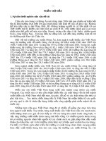 Tóm tắt luận án Tiến sĩ: Giải pháp thúc đẩy xuất khẩu hàng hóa của Việt Nam sang một số nước Đông Âu