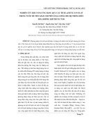 Nghiên cứu khả năng ứng dụng quả cầu tích lạnh tự sản xuất trong nước để tiết giảm chi phí năng lượng cho hệ thống điều hòa không khí trung tâm