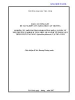 Nghiên cứu khảo sát việc thay thế hàm lượng NaHCO3 bằng NaCl trong môi trường nuôi trồng tảo Spirulina platensis (Lê Quỳnh Hoa, 2013). Spirulina platensis được nuôi trong môi trường Zarrouk
