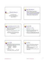 Bài giảng Xử lý ngôn ngữ tự nhiên: Phản hồi thông tin - Lê Thanh Hương