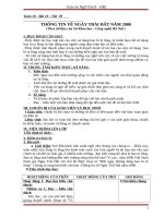 Giáo án ngữ văn 8 thông tin về  ngày trái đất năm 2000