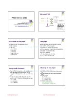 Bài giảng Xử lý ngôn ngữ tự nhiên: Phân tích cú pháp - Lê Thanh Hương