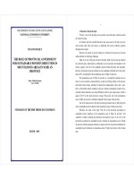 Summary of the PhD thesis in Economics: The role of provincial government for sustainable proverty reduction in mountainous areas in Nghe An province