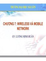 Bài giảng Lý thuyết mạng máy tính: Chương 7 - Lương Minh Huấn