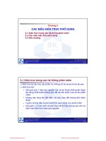 Bài giảng Kiến trúc phần mềm: Chương 3 - Nguyễn Trung Hiệp