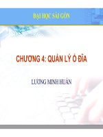 Bài giảng Lý thuyết quản trị mạng: Chương 4 - Lương Minh Huấn
