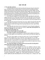 Tóm tắt luận án Tiến sĩ: Hoàn thiện hệ thống báo cáo kế toán  tại các công ty lâm nghiệp ở Việt Nam