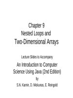 Lecture An introduction to computer science using java (2nd Edition): Chapter 9 - S.N. Kamin, D. Mickunas, E. Reingold