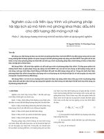 Nghiên cứu cải tiến quy trình và phương pháp tái lặp lịch sử mô hình mô phỏng khai thác dầu khí cho đối tượng đá móng nứt nẻ
