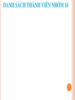 Tiểu luận Sinh học đại cương đề tài: Quá trình quang hợp