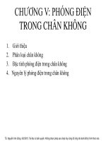 Bài giảng học phần Kỹ thuật cao áp: Chương 5 - TS. Nguyễn Văn Dũng