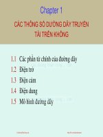 Bài giảng Thiết kế đường dây và trạm biến áp: Chapter 1 - TS. Nguyễn Nhật Nam, TS. Huỳnh Quốc Việt