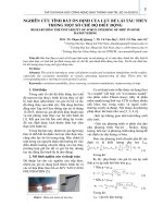 Nghiên cứu tính bất ổn định của lực bẻ lái tàu thủy trong một số chế độ điều động