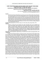 Thiết kế mô hình mạng nơ ron nhân chập cho bài toán nhận dạng giới tính từ ảnh mặt người