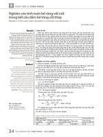 Nghiên cứu tính toán bề rộng vết nứt trong kết cấu dầm bê tông cốt thép