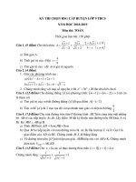 007 đè thi HSG toán 9 huyên 2018 2019 