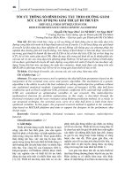 Tối ưu thông số hình dáng tàu theo hướng giảm sức cản áp dụng giải thuật di truyền