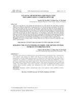 Xây dựng mô hình phản hồi trạng thái điều khiển động cơ không đồng bộ