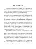 Tóm tắt Luận văn Thạc sĩ Kế toán: Hoàn thiện kế toán quản trị chi phí sản xuất tại Công ty cổ phần thực phẩm Hữu Nghị