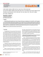 Giải pháp giảm thiểu rủi ro khi thi công khoan và hoàn thiện giếng khoan đan dày tại trầm tích Miocene dưới trong giai đoạn cuối của mỏ và các khu vực vỉa suy giảm áp suất, nhiệt độ