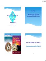 Bài giảng Kinh tế xây dựng: Chương 1 - Đặng Thế Gia