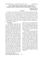 Thử nghiệm một hệ thống định vị trong nhà sử dụng wi-fi và thuật toán K-láng giềng gần nhất