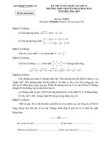 116 đề vào 10 chuyên nghệ an 2012 2013 