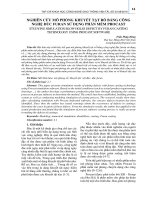 Nghiên cứu mô phỏng khuyết tật rỗ bằng công nghệ đúc furan sử dụng phần mềm Procast