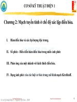 Bài giảng Cơ sở kỹ thuật điện: Chương 2 - TS. Nguyễn Việt Sơn