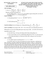 106 đề vào 10 chuyên haỉ phòng 2012 2013 