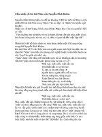 Cảm nhận về bài thơ Nhàn của Nguyễn Bỉnh Khiêm