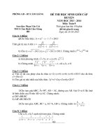 076 đề HSG toán 9 cẩm giang  2013 2014 