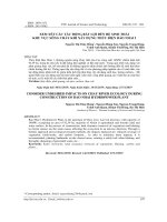 Xem xét các tác động bất lợi đến hệ sinh thái khu vực sông chảy khi xây dựng thủy điện Bảo Nhai I