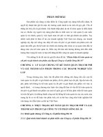 Tóm tắt Luận văn Thạc sĩ Kế toán: Hoàn thiện kế toán quản trị chi phí và giá thành sản phẩm xây lắp tại Công ty cổ phần Sông Đà 10