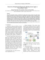 Research on designing the regenerative braking system apply to conventional vehicle