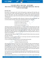 Phân tích tâm trạng nhân vật trữ tình trong bài thơ Vội vàng của Xuân Diệu