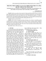 Phương pháp nhiệt vi sai xác định tuổi thọ của ống địa kỹ thuật xây dựng đê